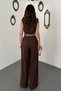 Brown Tokyo Jumpsuit - 5