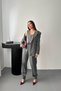 Gray Striped Triple Set - 2