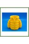3D-Printed Puffer Coat Pencil Holder - Desktop Organizer - Yellow HB006