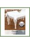 160x260 cm Chanel Gardenia Modal Cream-Cream Elegant Decorative Tablecloth HB006