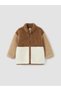 Color Blocked Boys' Baby Plush Cardigan (W6)