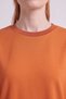 Drop-Shoulder Sweatshirt, Orange - 6