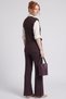 Knit Two-Piece Set, Brown