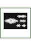 Pera Model Cream 5-Piece Lace-Trimmed Linen Tablecloth and Table Runner Set for the Living Room HB006