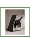 3D-Printed Desktop Organizer with Piano Key Design, Phone Stand, and Pen Holder HB006
