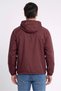 Men Brand Logo Windbreaker Jacket, Maroon - 4