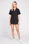 Women Plain Shift Dress, Black - 2