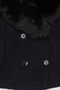 Women Textured Hooded Jacket, Navy Blue - 5