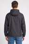 Men Brand Logo Windbreaker Jacket, Dark Grey - 4