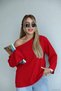 Women's Trendy, Off-Shoulder, Open-Front, Loose-Fitting, Cool Blouse - 3