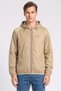 Men Brand Logo Windbreaker Jacket, Khaki