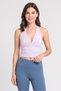Women Sportswear Fit Sleeveless Outdoor Crop Top, Lilac