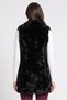 Women Textured Sherpa Jacket, Black - 4