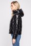 Women Quilted Puffer Jackets, Black - 3