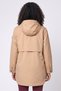 Women Plain Trench Coat, Beige - 4