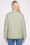 Women Quilted Puffer Jacket, Sage Green - 4