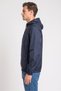 Men Embroidered Logo Windbreaker Jacket, Navy Blue - 3