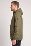 Men Brand Logo Windbreaker Jacket, Olive - 3