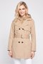 Women Solid Trench Coat, Beige