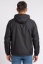 Men Brand Logo Windbreaker Jacket, Black - 4