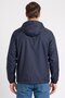 Men Brand Logo Windbreaker Jacket, Navy Blue - 4