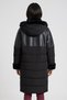Women Quilted Parka Jacket, Black - 4