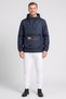 Men Brand Logo Windbreaker Jacket, Navy - 2