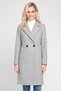 Women Textured Trench Coat, Light Grey