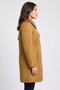 Women Plain Trench Coat, Khaki - 3