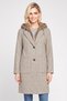 Women Plaid Trench Coat, Multicolor