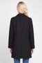 Women Textured Trench Coat, Deep Navy - 4