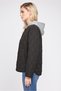 Women Quilted Puffer Jackets, Black - 3