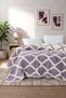 Liora 7-Layer Muslin Bedspread, Double Size, Geometric Patterned, 230x250 cm