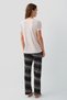 Women's Short-Sleeved Pajama Set Made of Soft-Textured Modal-Cotton Blend - 3