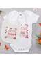 BK Kids "Auntie's Honey Lokum" Design White Baby Bodysuit and Bib Gift Set - en125850
