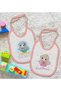 BK Kids Little Mermaid and Princess-Themed 2-Pack Pink Baby Bibs-1 - 2