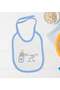 BK Kids "Milk Is the Foundation of Everything" Blue Baby Bodysuit and Bib Gift Set-1 12- 30379441 - 3