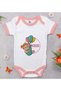 BK Kids Tizes Pink Baby Bodysuit with Girl's Design - 1, 6–9 Months