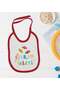 BK Kids Red Baby Bib with Holiday Candy Design - 1