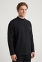 Men’s Black Crew-Neck Long-Sleeve T-Shirt - 2