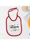 BK Kids "I'm a Laz Girl" Design Red Baby Bodysuit and Bib Gift Set-1, 9–12 Months - 3