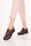 Women's Genuine Leather Zipper-Closure Slip-On Shoes - 7