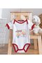 BK Kids "I'm Just Like My Dad" Red Baby Bodysuit-1 - 4