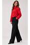 Women's Cropped Trench Coat with Mock Neck, Double-Breasted Buttons, Relaxed Fit, Transitional Jacket - 5