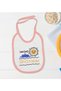 "I Love BK Kids Day" Pink Baby Bodysuit and Bib Gift Set - 1 - 3
