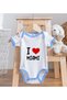 BK Kids "I Love Miami" Baby Blue Bodysuit - Style 1, 3–6 Months - 4