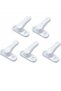 Premium White PVC Safety Latch, Set of 5, Pimapen Safety Window Accessories, Child Lock, Home Safety Measure - 2