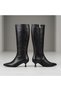 (Park Moda) Women's Boots with Zipper Black - 5