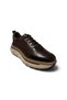 152-23459 K-1 Coffee Genuine Leather Men's Shoes - 5