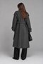 Women's Long-Sleeved Double-Breasted Oversized Relaxed-Fit Melton Coat - 6